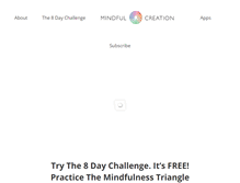 Tablet Screenshot of mindfulcreation.com